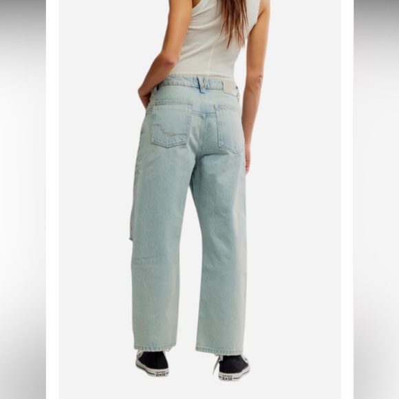 NWT We the Free Free People Deep Trance Boyfriend Jeans (size 27) - Picture 4 of 14